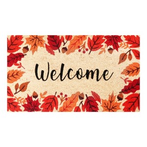 A1HC Natural Coir Doormat, 18" x 30", Heavy-Duty, Non-Slip PVC Backing Entrance Mat - 1 of 4