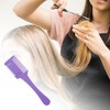 Unique Bargains Durable Haircut comb with 10 Blades for Hair Styling Purple 1 Set - 2 of 4