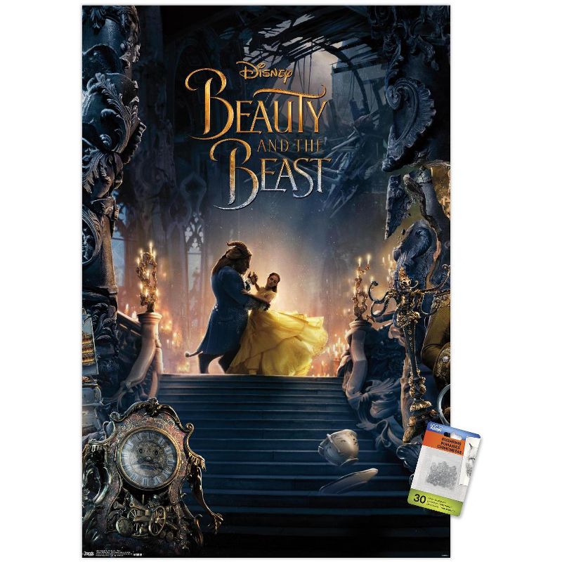 Trends International Disney Beauty And The Beast - Triptych 2 Unframed Wall Poster Prints, 1 of 7