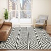 Little Arrow Design Co Organic Chevron Inkwell Rug - Deny Designs - 3 of 3