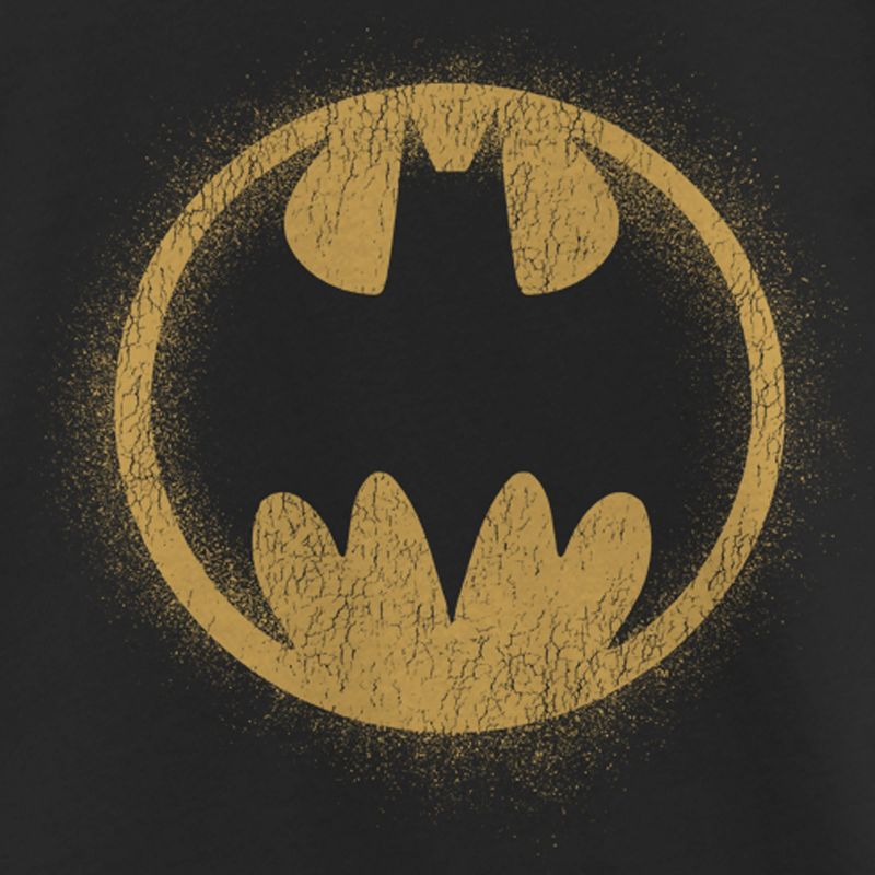 Girl's Batman Distressed Bat Signal T-Shirt, 2 of 5