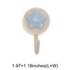 Unique Bargains Utility Shining Star Star Hook 1.97"x1.18" 5 Pcs - 3 of 4