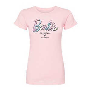 Women's - Barbie - Tie Dye Barbie Fitted Graphic T-Shirt - 1 of 1