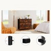 Fontoi Dressers, Dresser with Wood Top, Storage Tower for Bedroom Entryway Hallway, Brown, 11.8"*30.3"*39.3" - 4 of 4