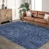 Washable Kitchen Modern Abstract Runner Rug,Non Slip Soft Low Pile Indoor Floor for Dining Room Office Entrywa - 4 of 4