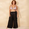 Women's Chiffon Swim Cover Up Cargo Pants - Wild Fable™ - 3 of 3