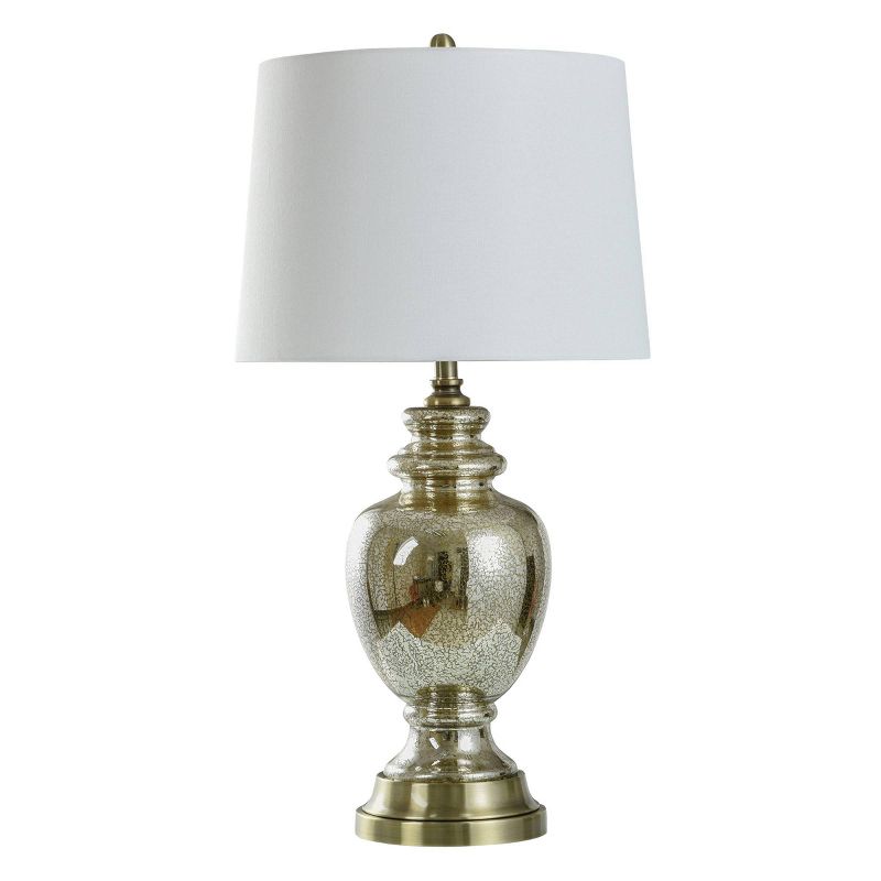 Mercury Glass Table Lamp Antiqued Gold - StyleCraft, 6 of 7