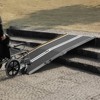 VEVOR Portable Wheelchair Ramp, 7 ft 800 lbs Capacity, Non-Slip Aluminum Folding Threshold Ramp, Foldable Mobility Scooter Ramp Wheel Chair Ramp - 2 of 4