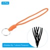 Unique Bargains Braided Wrist Polyester Keychain ID Card Lanyard with Hook 3 Pcs - 3 of 4