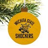 Wichita State Shocker Wood Christmas Tree Holiday Ornament - 4 of 4