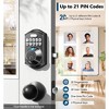 Itopfox Smart Fingerprint Door Lock with Keyless Entry, Electronic Keypad Deadbolt, Auto Lock Feature, Easy Installation in Matte Black Finish - 2 of 4