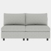 NicBex Couches for Living Room Armless Seat Loveseat Couches Chaise Longue Sofa Fabric Flexible Sofa with Storage for Small Spaces, Living Room - 2 of 2