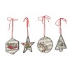 Transpac Metal 4.88 in. Multicolored Christmas Hymn Ornament Set of 4 - 2 of 4