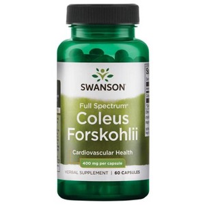 Swanson Herbal Supplements Full Spectrum Coleus Forskohlii 400 mg 60 Caps. - 1 of 3