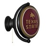 College Oval Rotating Lighted Wall Sign - 2 of 4