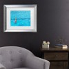Trademark Fine Art - Linda Wride  synchronised swimming practice Matted Framed Art - 2 of 4