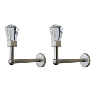 Grande Crystal and Metal Drapery Tieback Holdback - 3 Finishes - 1 of 1