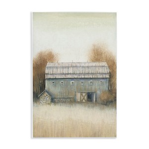 Stupell Industries Autumn Barn Vintage Farm Landscape Wall Plaque Art, 10" x 15" - 1 of 4