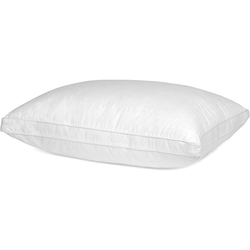 Maxi Down Alternative Cotton Top Bed Pillow - Single Pillow White, 1 of 8