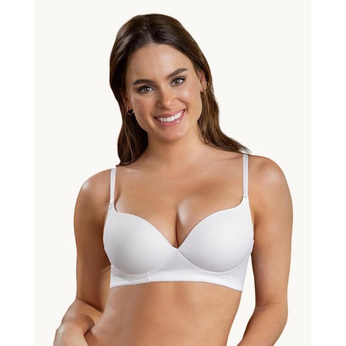 Leonisa Super Wireless Double Push Up Bra - White 32B