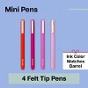 Noted by Post-it 4pk Ho Ho Whoa Mini Pens Warm Gifting - 2 of 4