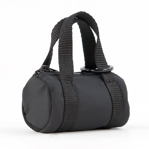 packlab Micro Nano Duffel Keychain - Black Mini Duffel Bag Coin