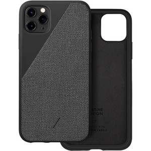 Native Union Clic Canvas Case For Apple iPhone 11 Pro Max - Slim and Lightweight, Wireless Charge Compatible, Black - 1 of 4