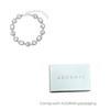 Adornia Silver Plated Crystal Halo Heart Chain Bracelet - 4 of 4
