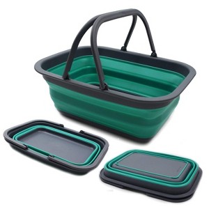 SAMMART 9.2L (2.37Gallon) Collapsible Tub with Handles - 1 of 4