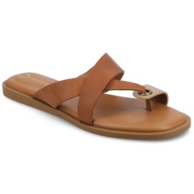 Journee Women's Prizzie Flat Sandals