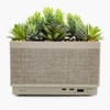 iHome PowerPlant Charging Station with Bluetooth Speaker, Faux Succulent with USB-C and USB-A Charger (iPP60) - 3 of 4