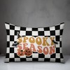 Creative Products Spooky Season Check Pattern 14 x 20 Spun Poly Pillow - 3 of 3