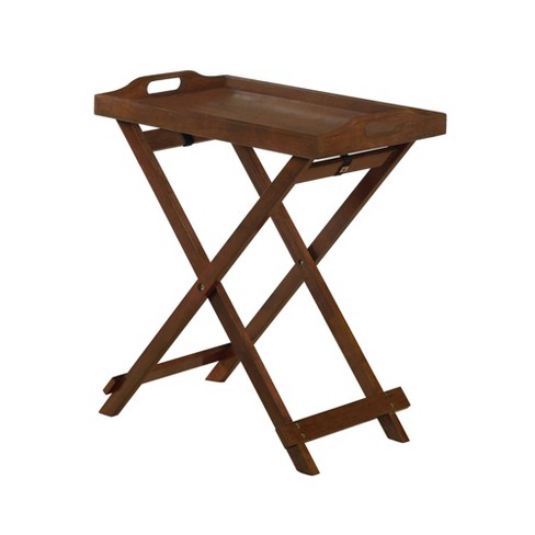 Designs2Go Folding Tray Table Espresso - Breighton Home