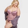 Women's Satin and Mesh Lightly Lined Lingerie Bodysuit - Auden™ - 3 of 3