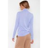JENNIE LIU Women's 100% Pure Cashmere Long Sleeve Pullover V Neck Sweater - 3 of 3