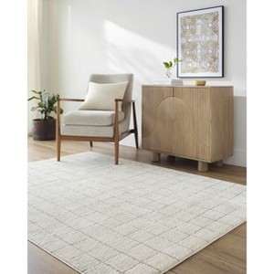 Hauteloom Cascade Checkered Ivory Area Rug | Our PNW Home X Livabliss - 1 of 4
