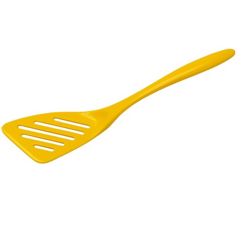 Gourmac 12-inch Melamine Slotted Turner Spatula, Yellow : Target