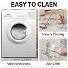 FONTOI 5FT x 7FT Area Rug Modern Abstract Rug Machine Washable Soft Durable for Living Room and Bedroom, Gray, 14.17"*14.96"*5.12" - 4 of 4