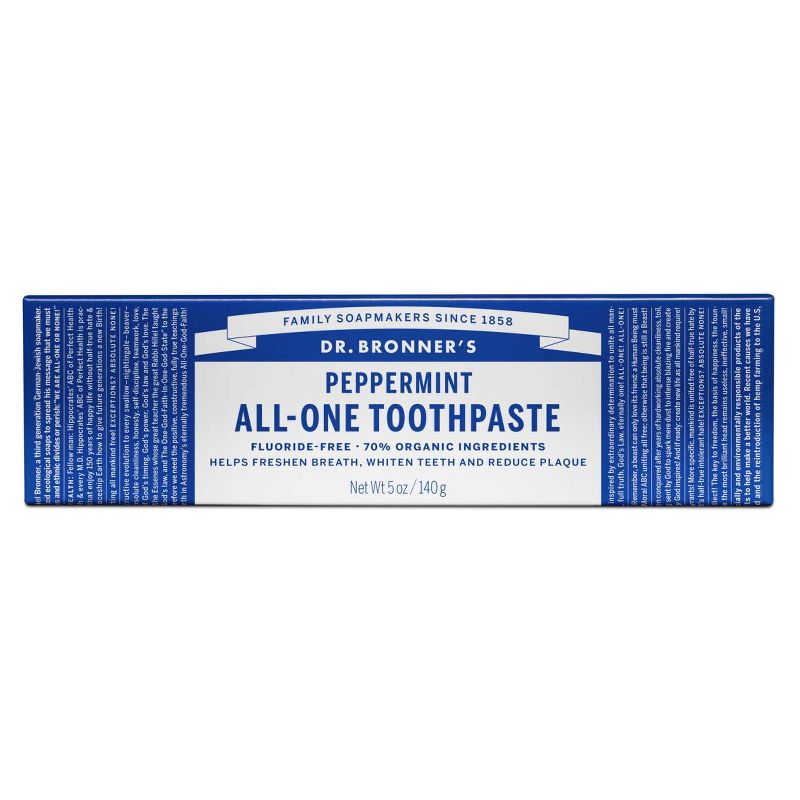 Dr Bronner&#39;s Peppermint All-One Toothpaste - 5oz, 4 of 5