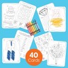Big Dot of Happiness Wedding Kids Table Coloring Activity Cards, Wedding-Themed Games for Children, Double-Sided Gamerific Bundle - 40 Count - 2 of 4