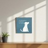 Slickblue 7x7 Dog Quote Wood Sign – Lab Testing Food Humor for Pet Owners' Kitchen or Home, Color Options - 2 of 3