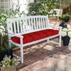 Aoodor Outdoor Polyester Tufted Bench Cushion, Water-resistant & Fade-Resistant, Cushion for Window, Love Seat, Rattan Bench, Piano Bench - 2 of 4