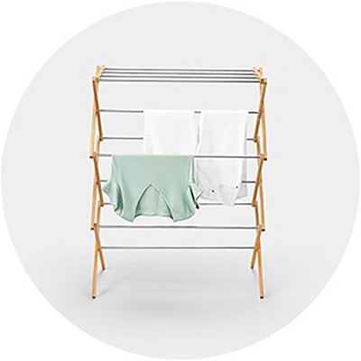 Bamboo Drying Rack Brown - Brightroom™