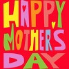 Women's Design By Humans Happy Mother's Day Colorful Text By Yunta Racerback Tank Top - 2 of 2