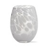 TAG 16 oz. Confetti Glass Stemless Drinkware White Dishwasher Safe Beverage Glassware Set of 6 - 2 of 3