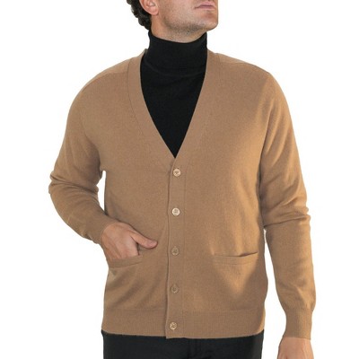 Lona Scott Men's Classic Cashmere Cardigan