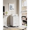 Pre-Assembled File Cabinet with Lock, Office Storage for A4/Legal/Letter Documents, 17.7x14.4x23.6 Inches - 2 of 4