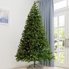 Resenkos Pre-lit Christmas Tree 6ft Artificial Hinged Xmas Tree with Foldable Stand Green - 4 of 4