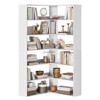 GustoWave Corner Bookshelf, 6-Tier Tall Wooden Corner Bookcase with Baffles, Open Bookshelf L-Shaped Storage Display Rack, Bookcases Shelf Unit - 2 of 4
