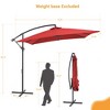 Sonkuki 8.2×8.2FT Outdoor Patio Umbrella, Square Canopy Offset Umbrella for Villa Gardens, Lawns and Yard - 3 of 4